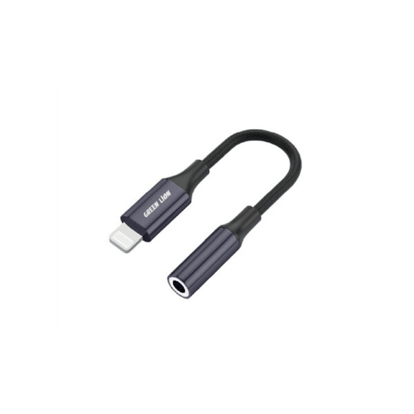 Green Lion Earphone Adapter Lightning to 3.5mm Audio Cable (12cm)