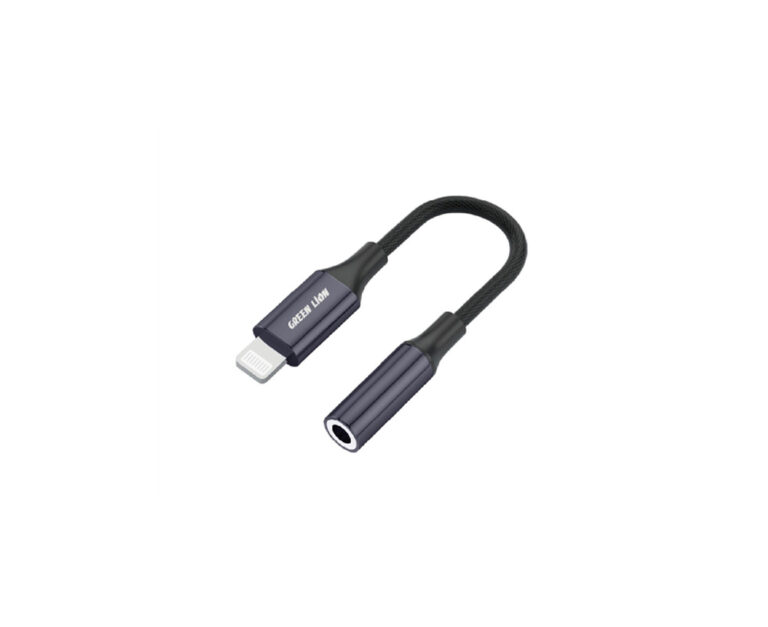 Green Lion Earphone Adapter Lightning to 3.5mm Audio Cable (12cm)