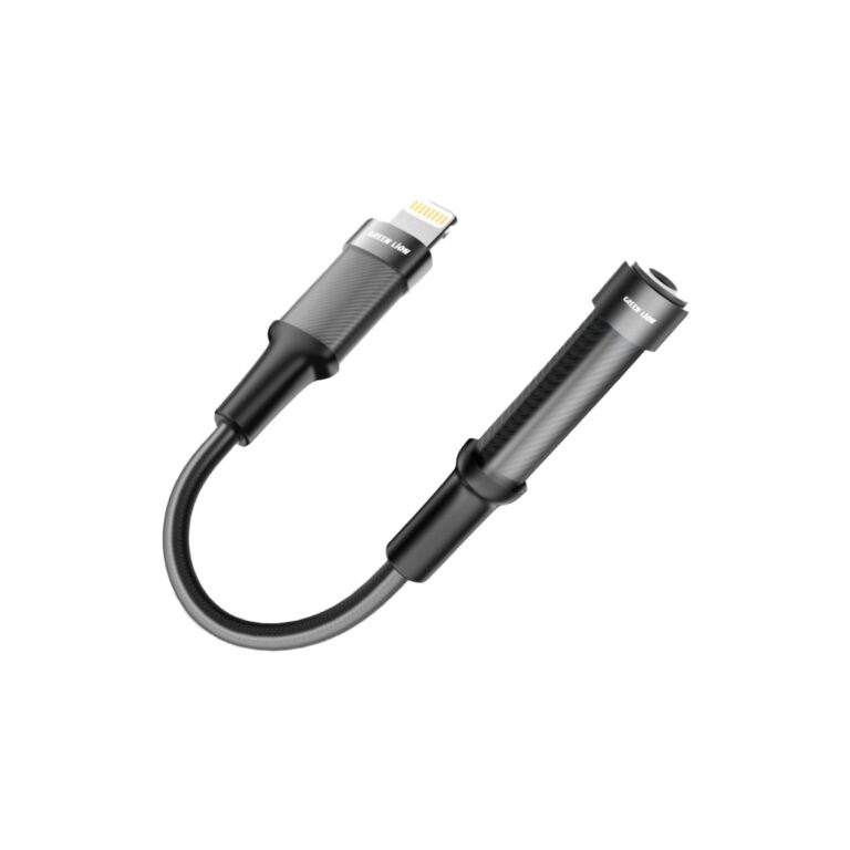 Green Lion Earphone Adapter Lightning to 3.5 Aux 12CM
