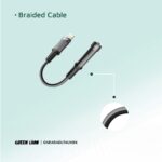 Green Lion Earphone Adapter Lightning to 3.5 Aux 12CM