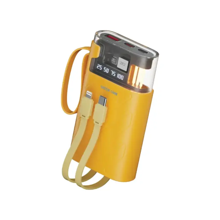 Green Lion Elixir Vault Power Bank 10000mAh PD 22.5W - Yellow