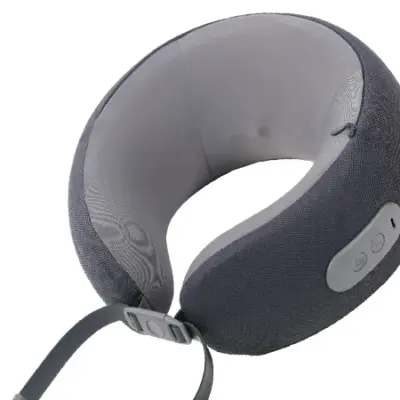 Green Lion Ergonomic Pillow with Neck Massager Function