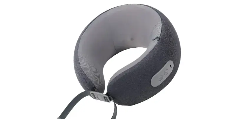 Green Lion Ergonomic Pillow with Neck Massager Function