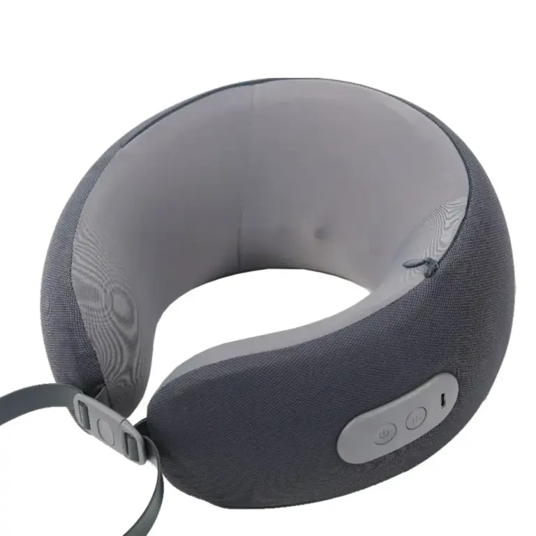 Green Lion Ergonomic Pillow with Neck Massager Function