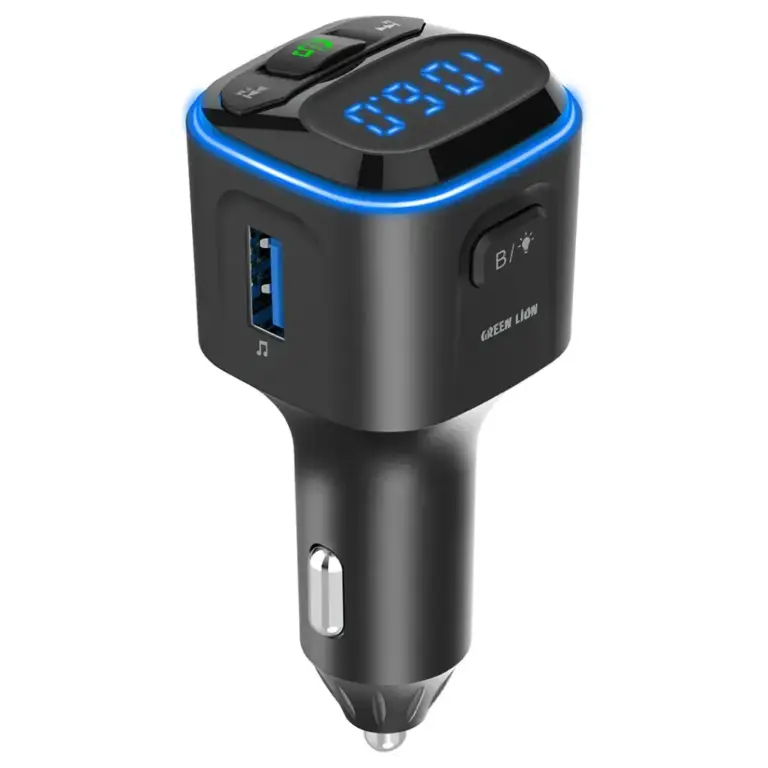 Green Lion FM Transmitter Dual-Port Car Charger
