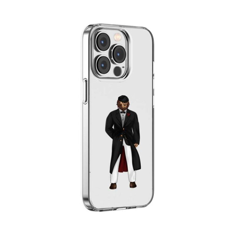 Green Lion Fashion Series Tuxedo Lion Case iPhone 13 Pro (6.1")