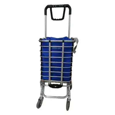 Green Lion Foldable Shopping Trolley