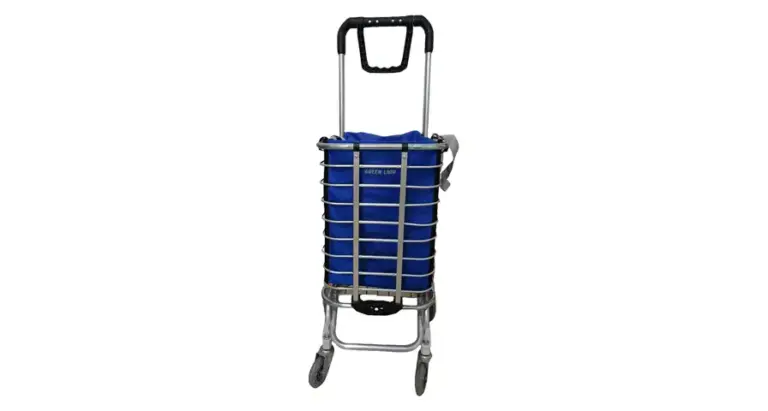 Green Lion Foldable Shopping Trolley