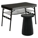 Green Lion Foldable Travel Camping Table & Stool