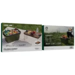 Green Lion Folding Basket With Built-In Table