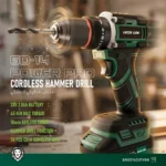 Green Lion GD-14 Power Pro Cordless Hammer Drill