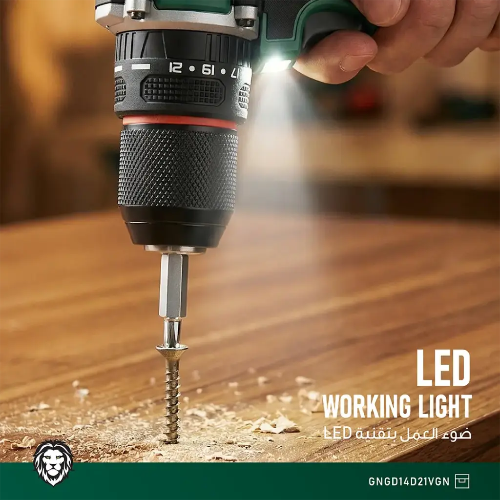 Green Lion GD-14 Power Pro Cordless Hammer Drill
