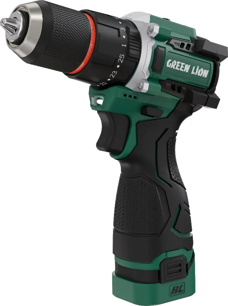 Green Lion GD-15 Pro Drive Cordless Hammer Drill 2*18V 3.0Ah Battery 3 Green Lion GD-15 Pro Drive Cordless Hammer Drill 2*18V 3.0Ah Battery