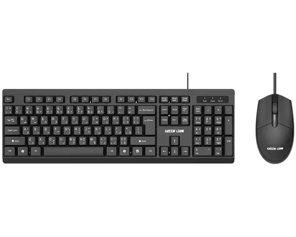 Green Lion GKM-100 Wired Keyboard and Mouse