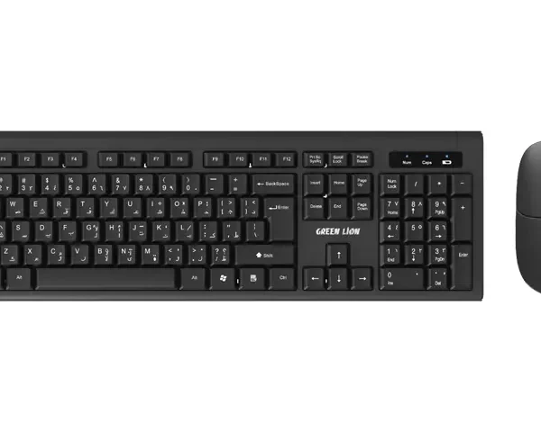 Green Lion GKM-200 Wireless Combo Keyboard and Mouse