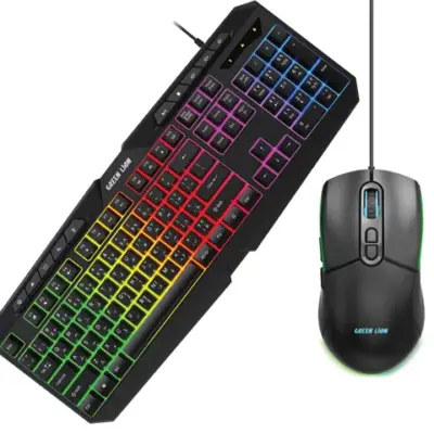 Green Lion GK-400 RGB Gaming Keyboard + Mouse