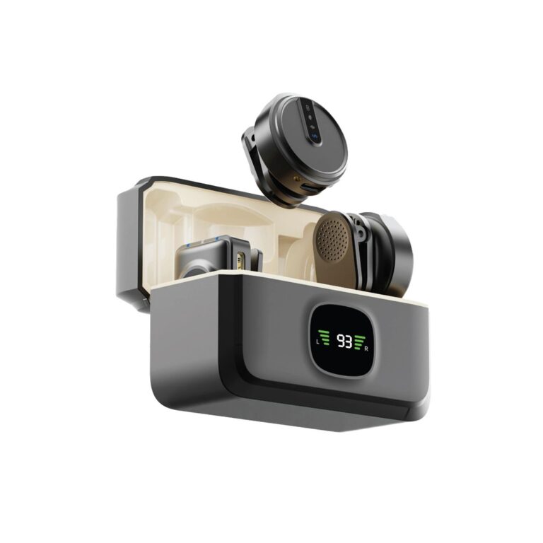 Green Lion GLM-Wireless Mic Lit with Type-C & Lightning Cable & 3.5mm Camera Aux