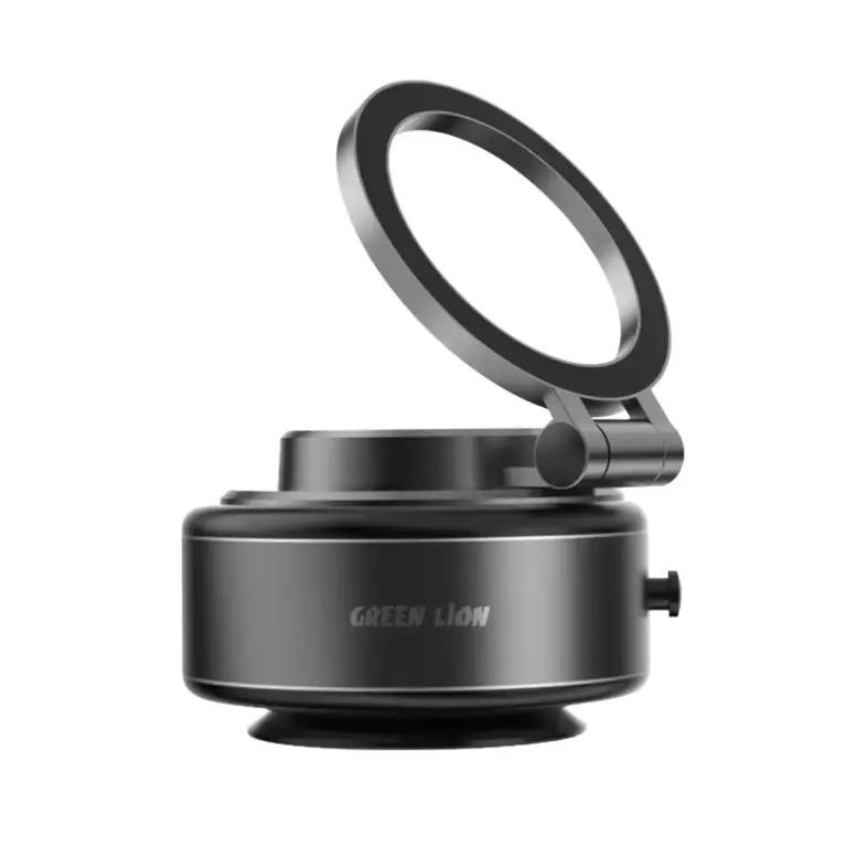 Green Lion GX-29 Auto Suction Phone Holder - Matte Black