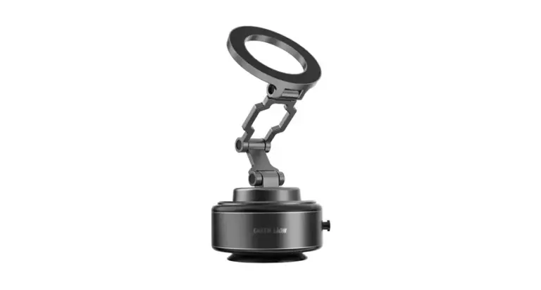 Green Lion GX-30 Auto Suction Phone Holder - Matte Black