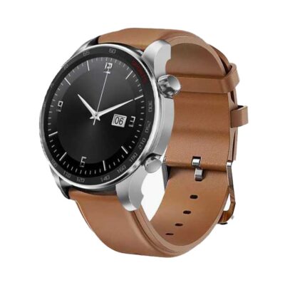Green Lion G-Wear Amoled Watch - Silver/Brown