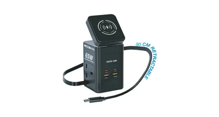 Green Lion GaN 65W Multi Port Travel Adapter