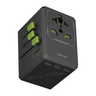 Green Lion GaN Adapter 35W 6 in 1 | 2 in 2 Cable
