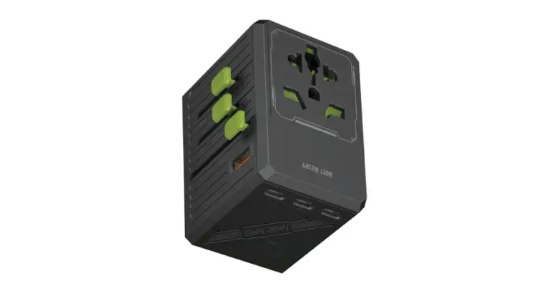 Green Lion GaN Adapter 35W 6 in 1 | 2 in 2 Cable