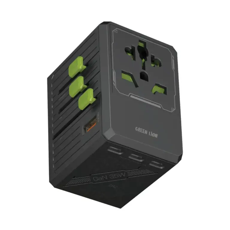 Green Lion GaN Adapter 35W 6 in 1 | 2 in 2 Cable