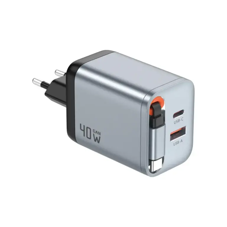 Green Lion GaN Premium EU Plug Wall Charger 40W