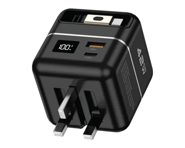 Green Lion GaN Premium Series Charger 42W with 5000mAh Power Bank