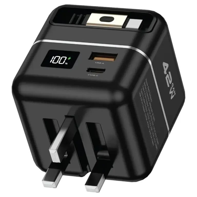 Green Lion GaN Premium Series Charger 42W with 5000mAh Power Bank