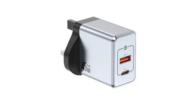 Green Lion GaN Premium UK Plug Wall Charger 45W