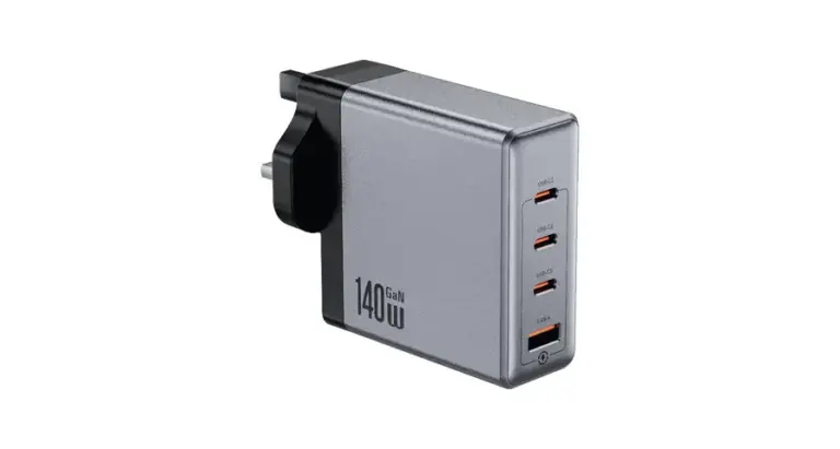 Green Lion GaN Premium UK Plug Wall Charger 140W