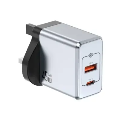 Green Lion GaN Premium UK Plug Wall Charger 65W