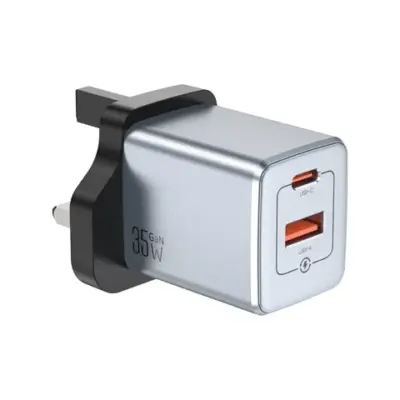 Green Lion GaN Premium UK Plug Wall Charger