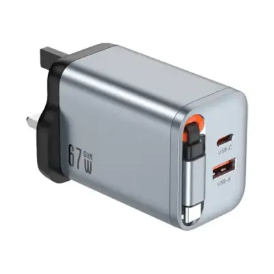 Green Lion GaN Premium UK Plug Wall Charger 40W