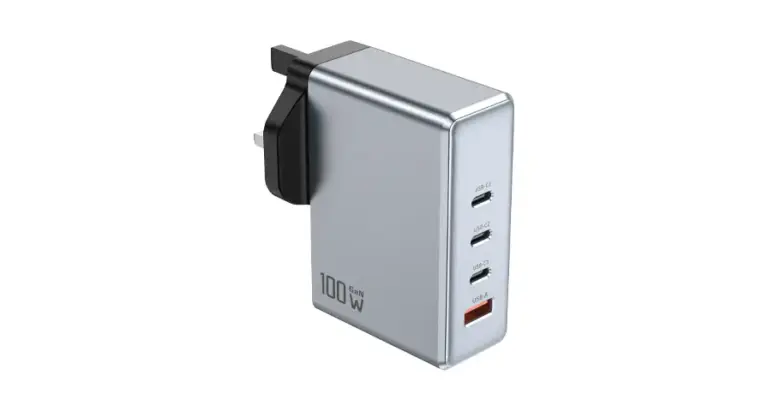 Green Lion GaN Premium UK Plug Wall Charger 100W