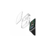 Green Lion Guard Plus PC Case for Apple Watch-45mm-Clear