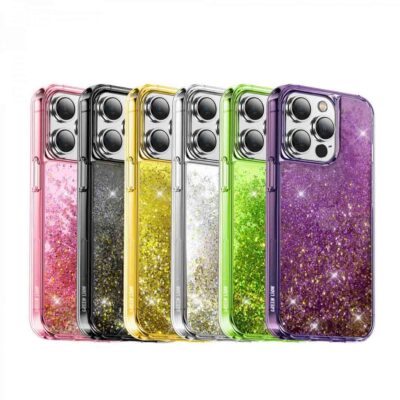 Green Lion Happiness 3D Glitter Resin Case