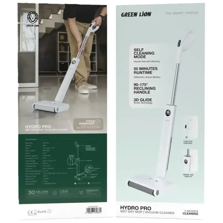 Green Lion Hydro Pro Wet Dry Mop and Vacuum Cleaner