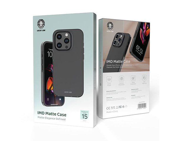 Green Lion IMD Matte Case iPhone 15 Pro / 15 Pro Max