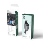 Green Lion Integrated Car Charger with Retractable Cables 38W