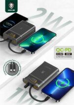 Green Lion Integrated Transparent Power Bank 10000mAh Green Lion