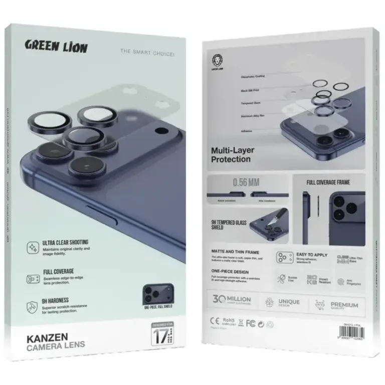 Green Lion Kanzen Camera Lens for iPhone 17 Pro/ 17 Pro Max