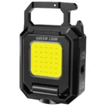 Green Lion Keychain Light with Foldable Design