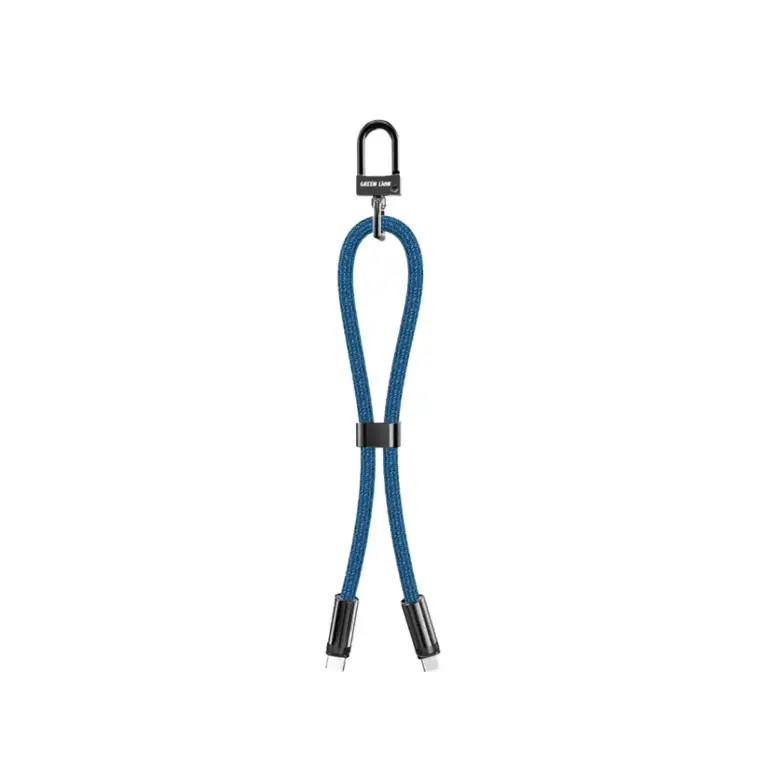 Green Lion Keychain lanyard USB-C to USB-C
