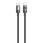 Green Lion LED Display Braided USB-C to USB-C Cable