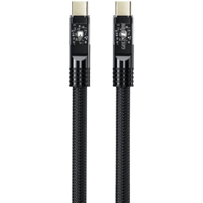 Green Lion Led Braided Usb-C to Usb-C 60W