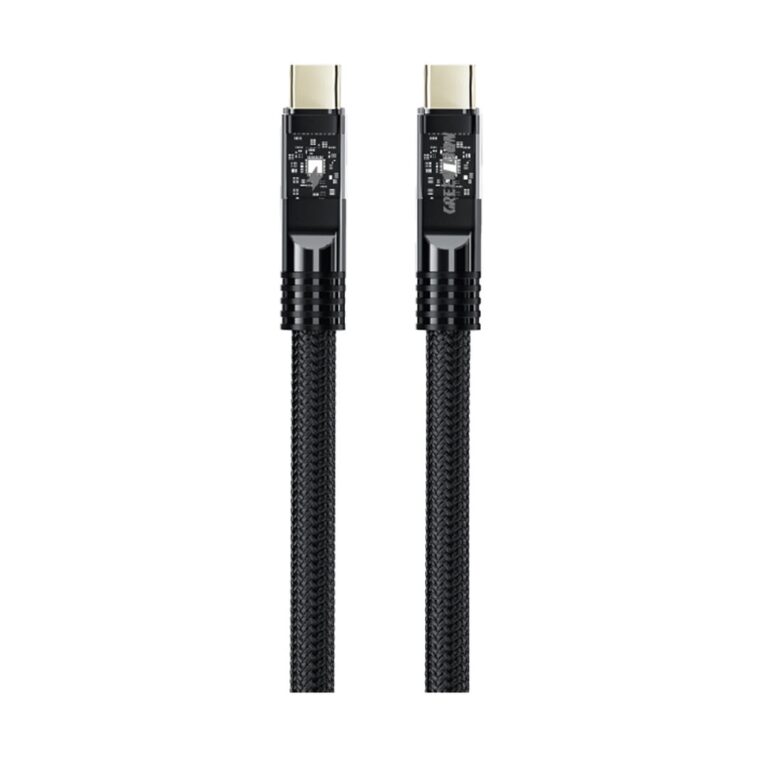 Green Lion Led Braided Usb-C to Usb-C 60W