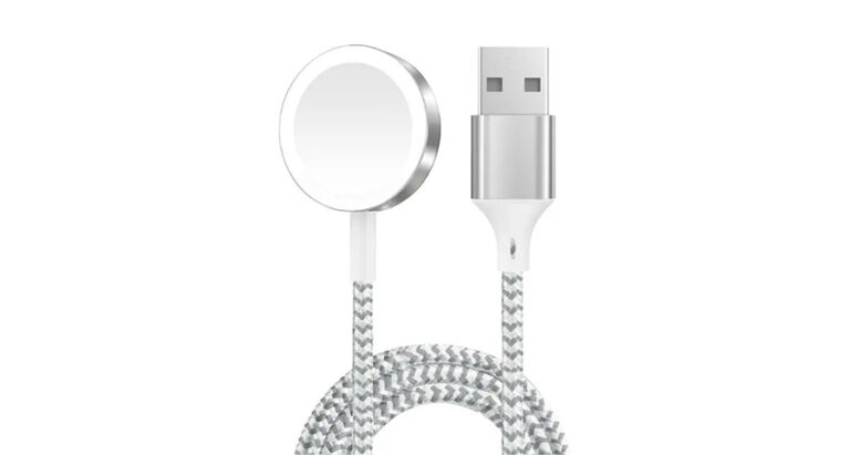 Green Lion Magnetic Braided Charging Cable 1.2M (USB-A Interface) for iWatch